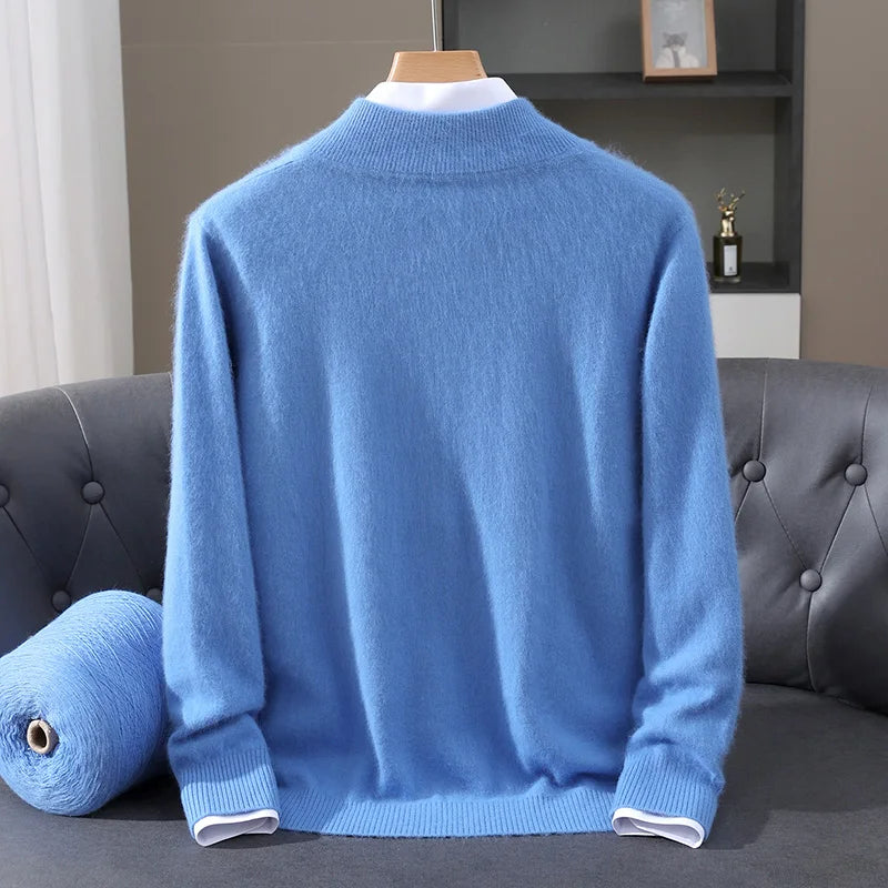 Kashmirtröja för Herrar – Tidlös Design och Mjuk Komfort | RÆNANCE 8