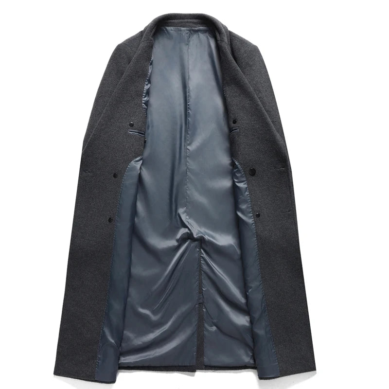 RÆNANCE Vinterrock Herr – Tidlös Ull Trenchcoat för Kalla Dagar 5