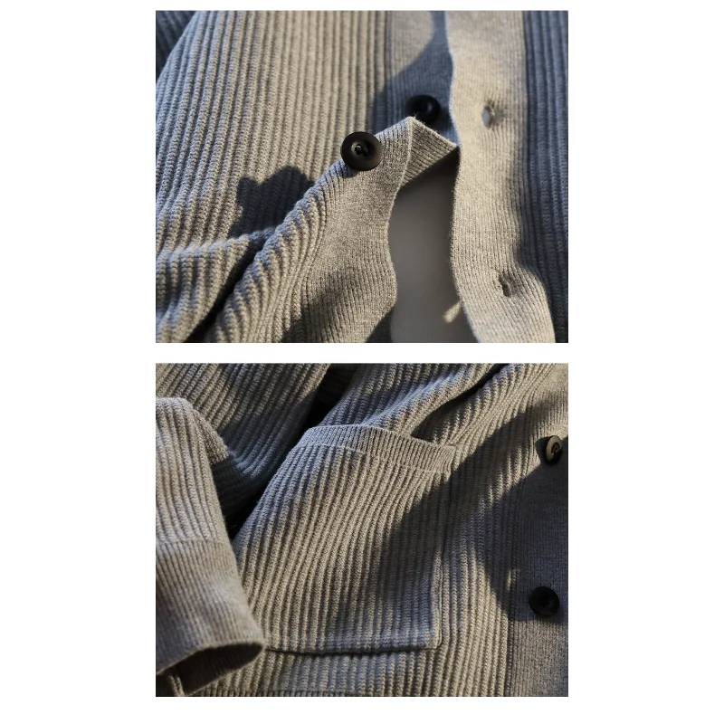 RÆNANCE – Halv Turtleneck Cardigan i Stickad Kvalitet för Tidlös Elegans 5