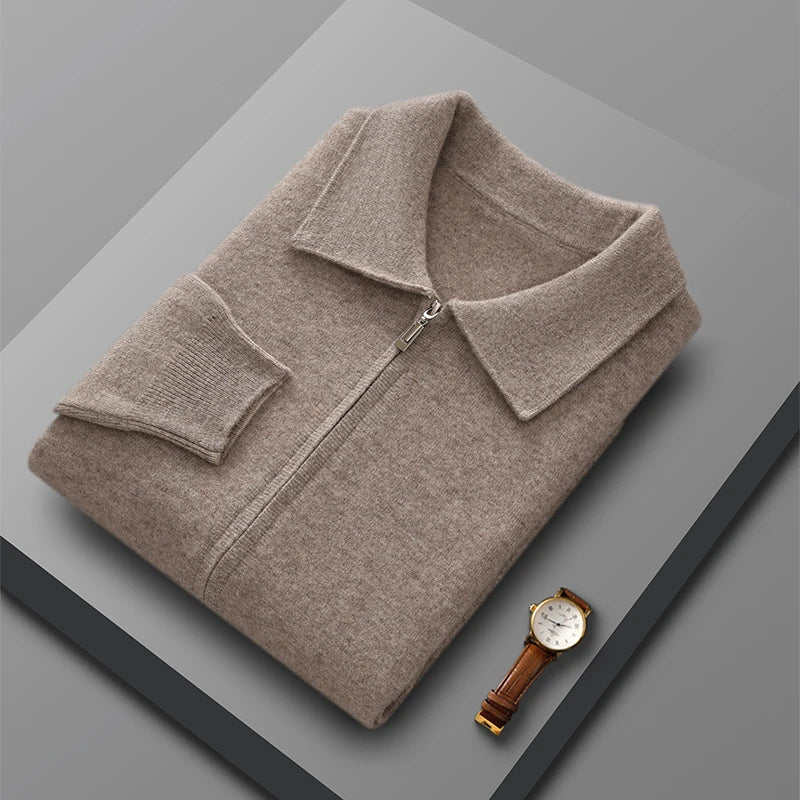 RÆNANCE – Herr Tröja i 100% Merinoull med Polokrage – Timeless Scandinavian Design 6