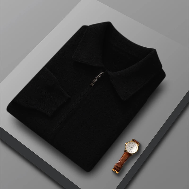 RÆNANCE – Herr Tröja i 100% Merinoull med Polokrage – Timeless Scandinavian Design 7