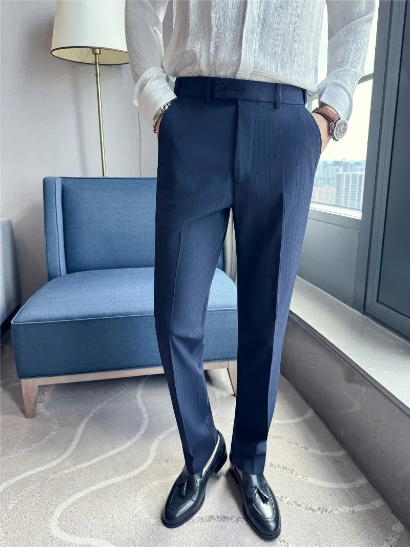 RÆNANCE – Herrbyxa med Elastisk Midja för Höst och Vinter – Slim Fit, Högkvalitativt Tyg, Minimalistisk Design 1