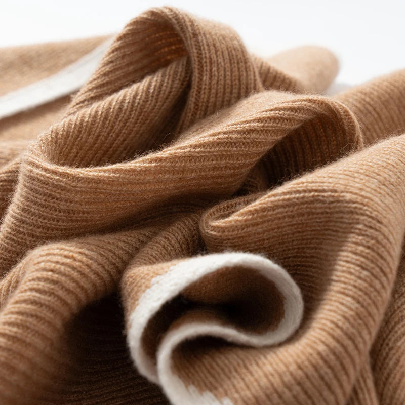 RÆNANCE – Högkvalitativ Stickad Sjal i Ull för Kvinnor – Tidlös Design och Elegans 1