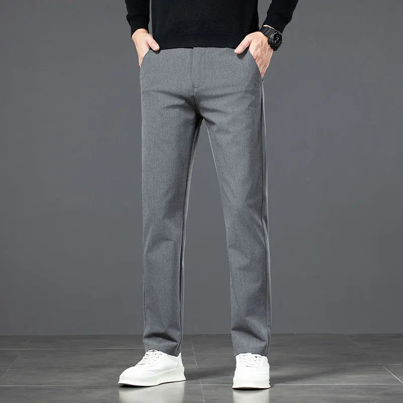 RÆNANCE – Raka Stretchbyxor i Hållbar Polyester och Viskos för Män – Tidlös Minimalistisk Design 6