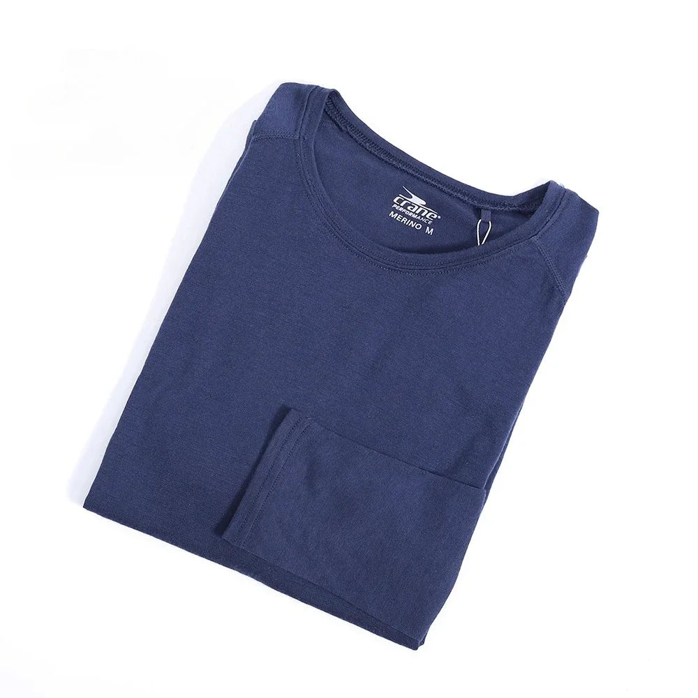 RÆNANCE – Tidlös Merinoull Baslager Topp för Utomhusaktiviteter – Herr 5