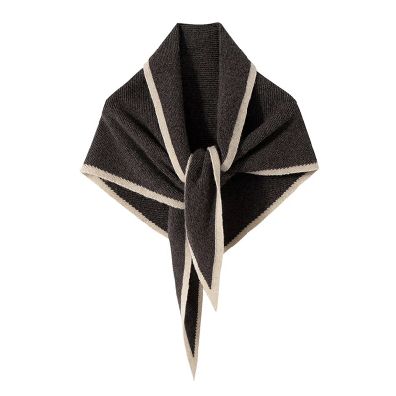 RÆNANCE – Tidlös Patchwork Stickad Ullsjal för Höst och Vinter 6