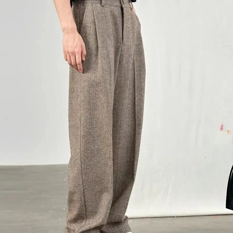 RÆNANCE – Vinter Yllebyxor för Män i Högkvalitativ Ull – Tidlös Stil och Minimalistisk Design 0