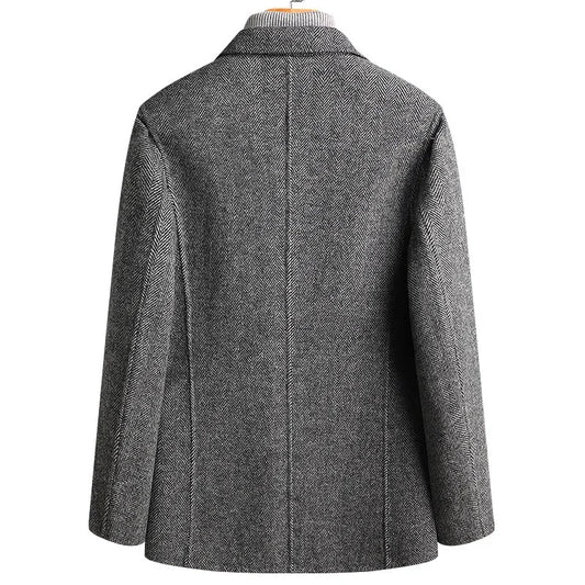 Dubbelsidig Ull Blazerjacka för Män – RÆNANCE | Tidlös Design och Hållbar Kvalitet 3