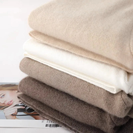 RÆNANCE – Golvlånga Yllebyxor för Dam | Minimalistisk Design i Högkvalitativt Ylle 3