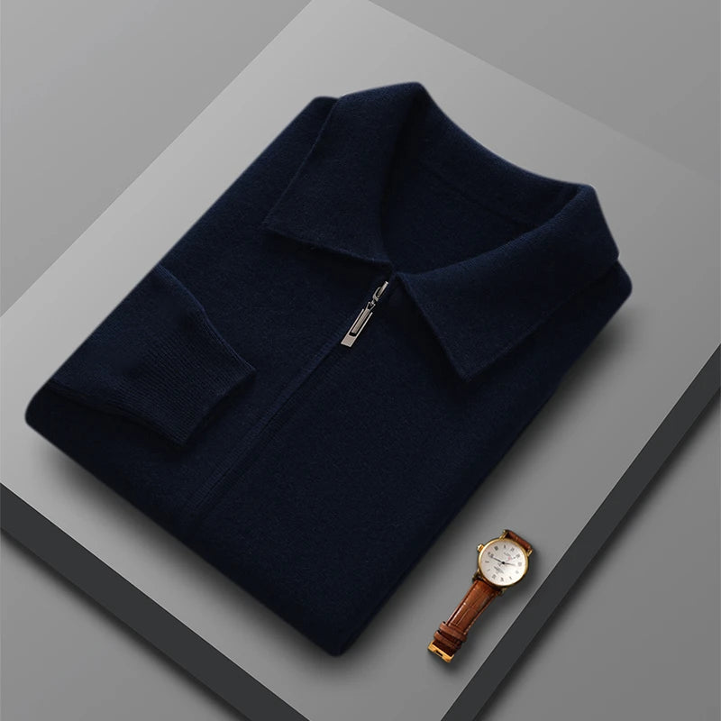 RÆNANCE – Herr Tröja i 100% Merinoull med Polokrage – Timeless Scandinavian Design 8