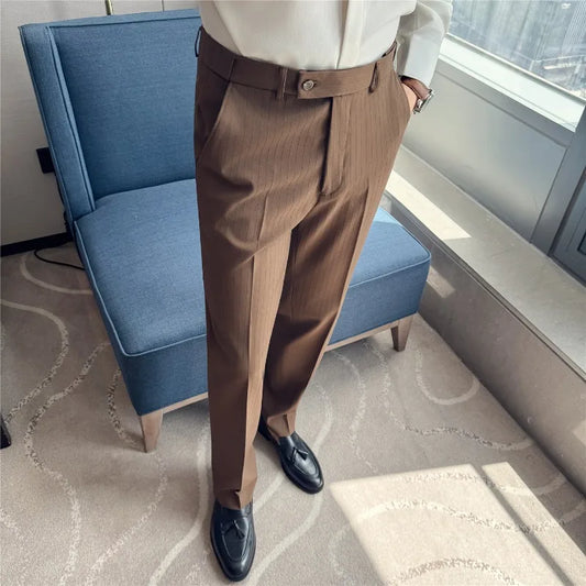 RÆNANCE – Herrbyxa med Elastisk Midja för Höst och Vinter – Slim Fit, Högkvalitativt Tyg, Minimalistisk Design 3