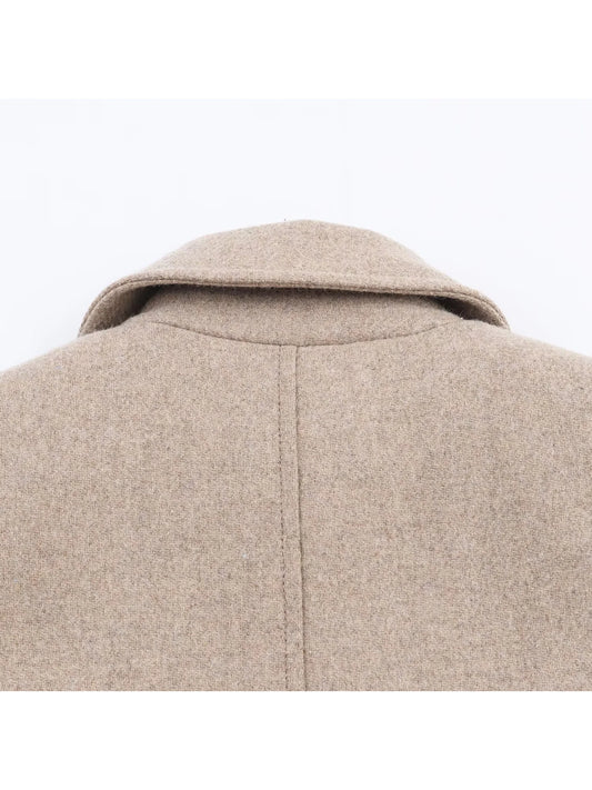 RÆNANCE – Kaki Yllejacka för Kvinnor | Tidlös Skandinavisk Design i Kvalitetsull 1