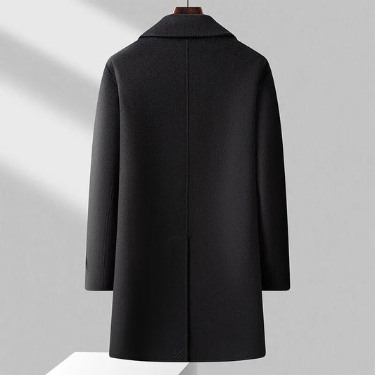 RÆNANCE – Lång Vinterjacka Dam i 100% Ull med Gåsdun – Tidlös Design och Hög Kvalitet 2