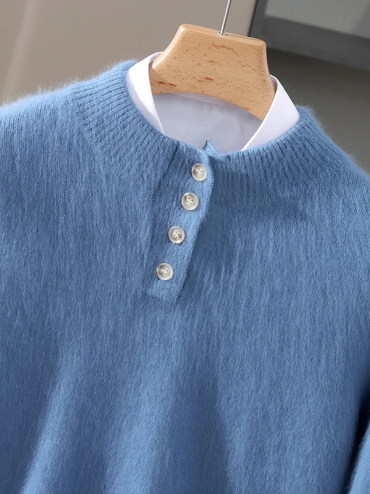 RÆNANCE – Nero Herr Tröja i Mink Kashmirmix för Tidlös Elegans 0