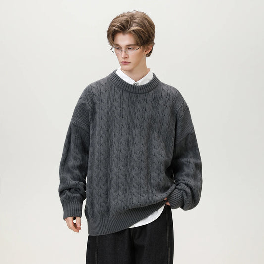 RÆNANCE – Tidlös Enfärgad Tröja för Män i Hållbart Material – Höstkollektion 2025 0