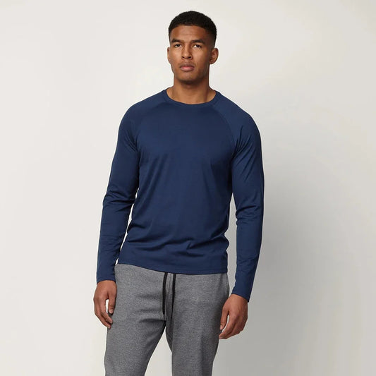 RÆNANCE – Tidlös Merinoull Baslager Topp för Utomhusaktiviteter – Herr 1