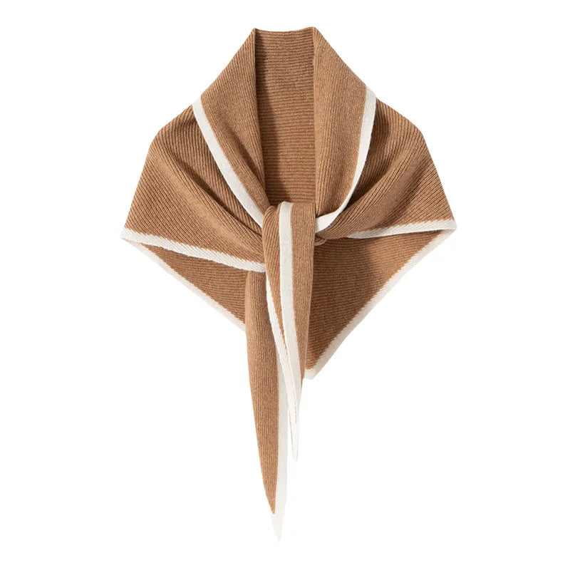 RÆNANCE – Tidlös Patchwork Stickad Ullsjal för Höst och Vinter 3