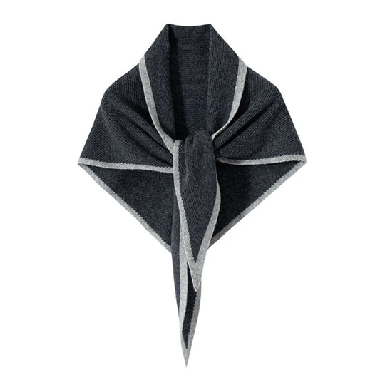 RÆNANCE – Tidlös Patchwork Stickad Ullsjal för Höst och Vinter 5