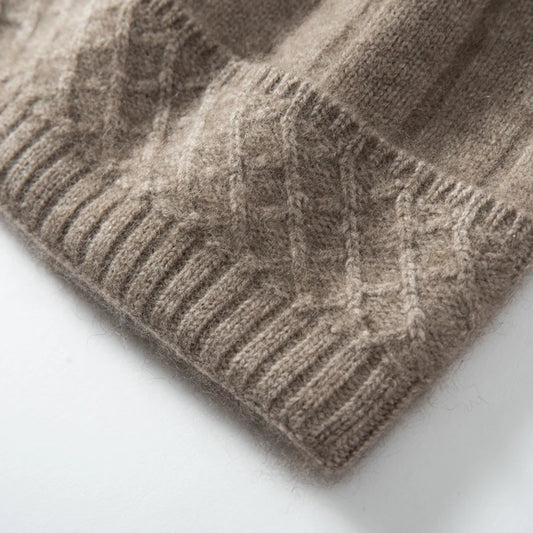 RÆNANCE – Tidlös Ullmössa för Kvinnor i 100% Mjuk Ull – Elegant och Avslappnad Design 5