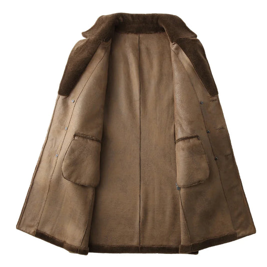 RÆNANCE – Tidlös Ullpälsrock för Män – Hållbar Kvalitet och Minimalistisk Design 2