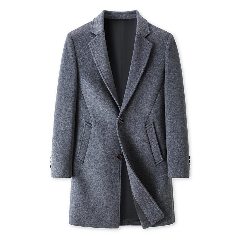 RÆNANCE – Timeless Wool Coat for Men | Scandinavian Design, Premium Quality, Relaxed Fit 0