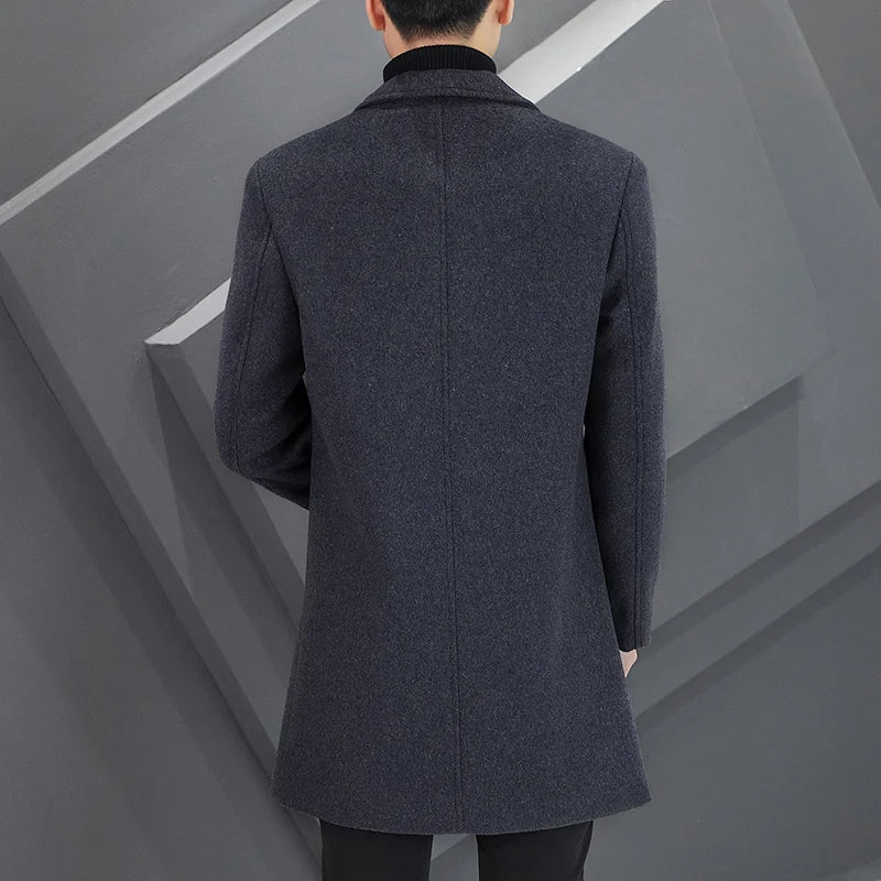 RÆNANCE – Timeless Wool Coat for Men | Scandinavian Design, Premium Quality, Relaxed Fit 4