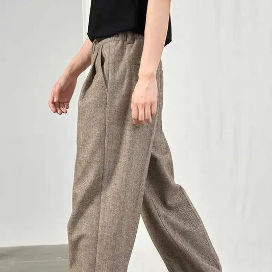 RÆNANCE – Vinter Yllebyxor för Män i Högkvalitativ Ull – Tidlös Stil och Minimalistisk Design 4